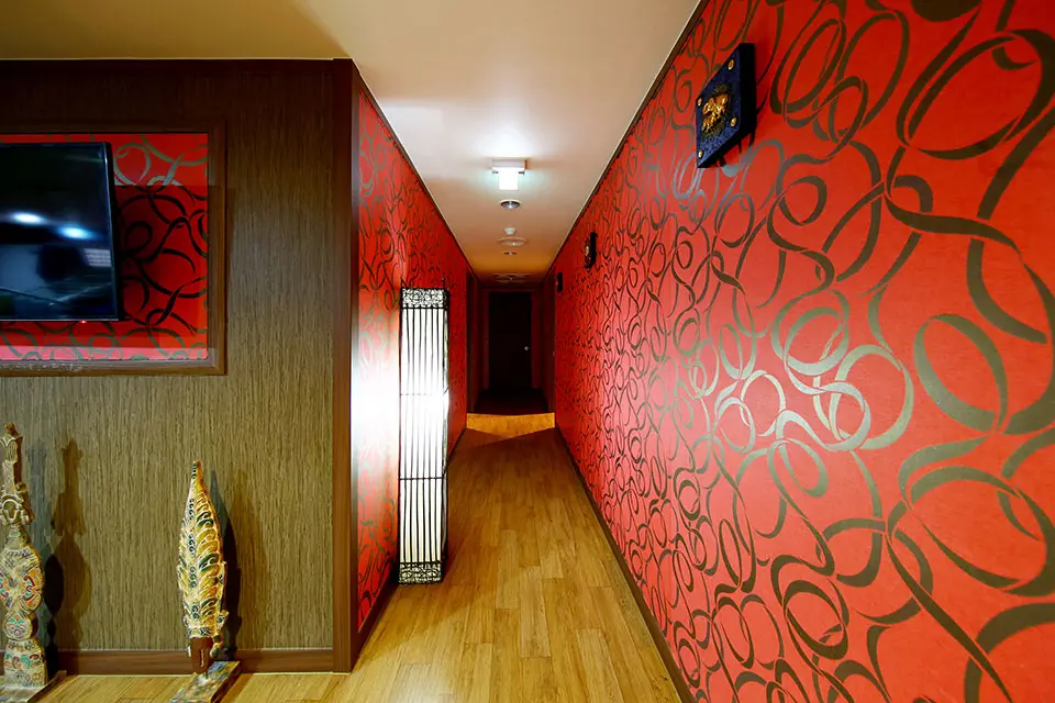 태국마사지 서비스가 제공되는 신내동 K테라피 매장 내부 사진