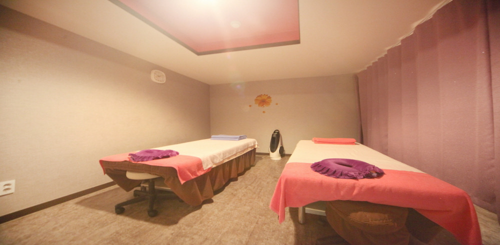 봉천동 중국관리사 마사지샵 백세약손의 쾌적한 관리실 내부 모습