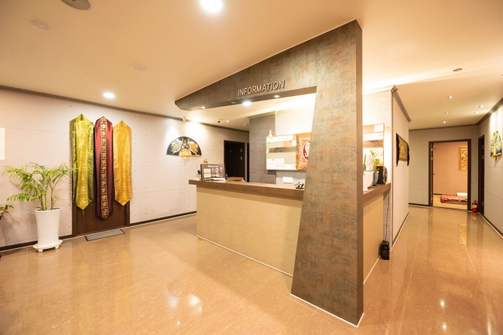 태국마사지 서비스가 제공되는 상인동 휴타이 매장 내부 사진