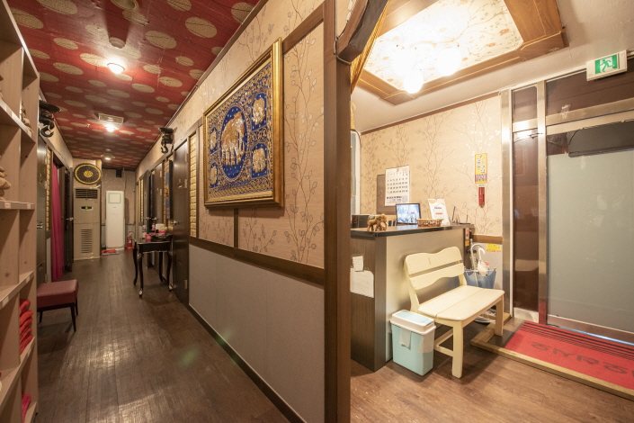 백마역 주변 태국마사지 추천 매장 디타이의 전체적인 인테리어 모습