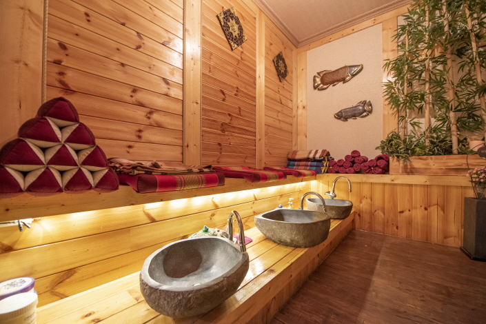 중동 태국마사지 전문 타이락의 아늑하고 프라이빗한 분위기