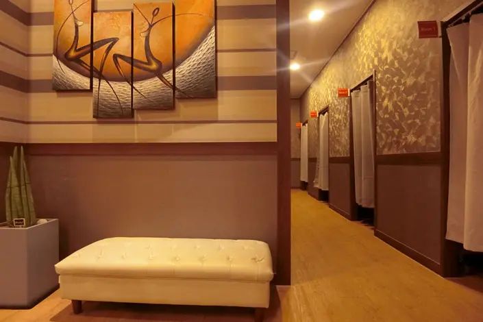 영천동 중국관리사 마사지샵 차이나바디&풋샵의 쾌적한 관리실 내부 모습
