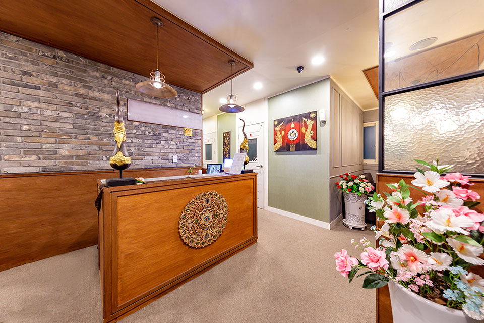 태국마사지 관리 전문 마사지 매장 태국왓포 내부 공간