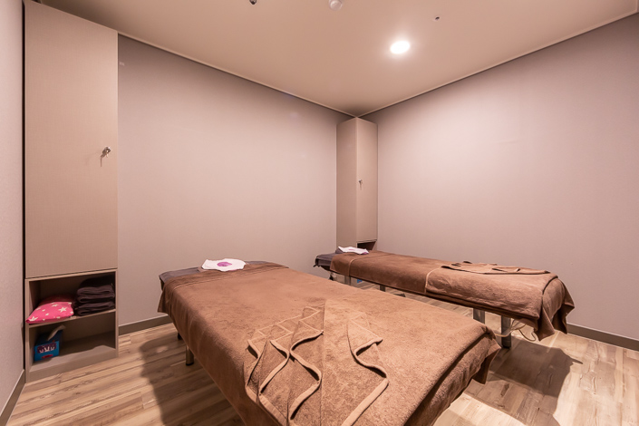 대청동 한국관리사 마사지샵 착한아로마의 쾌적한 관리실 내부 모습