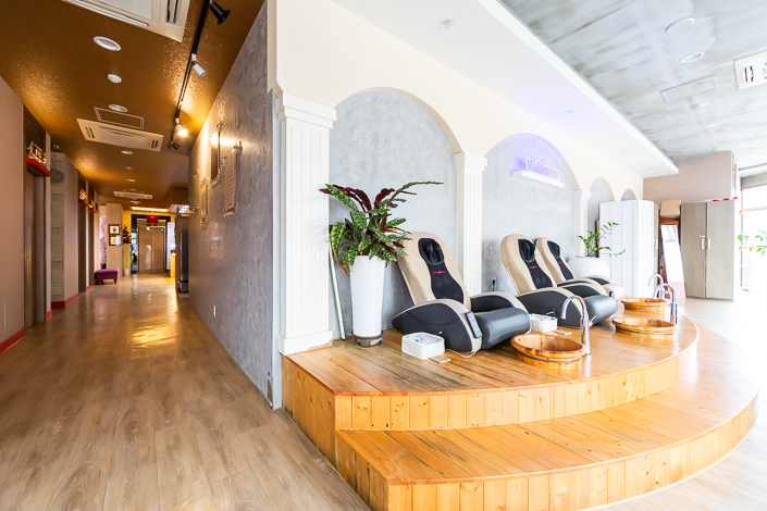 수송동 태국관리사 마사지샵 태국전통테라피의 쾌적한 관리실 내부 모습