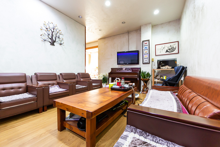 태국마사지 서비스가 제공되는 월곡리 건강나라 매장 내부 사진