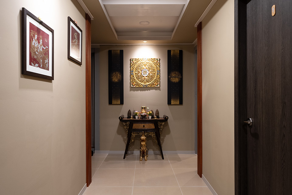 태국마사지 서비스가 제공되는 반포동 란나타이 매장 내부 사진