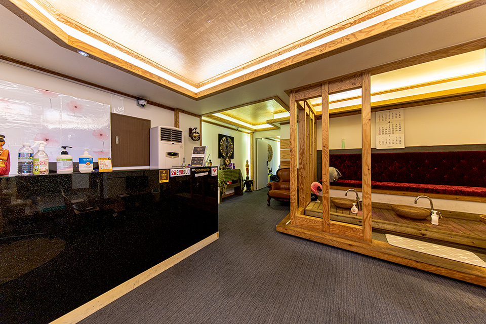 안양역 주변 태국마사지 추천 매장 건타이의 전체적인 인테리어 모습