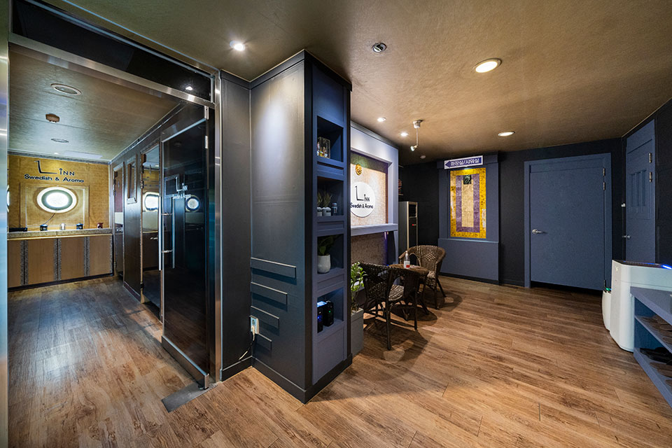 성수동2가 태국마사지 전문 린테라피의 깔끔하고 정돈된 내부 전경