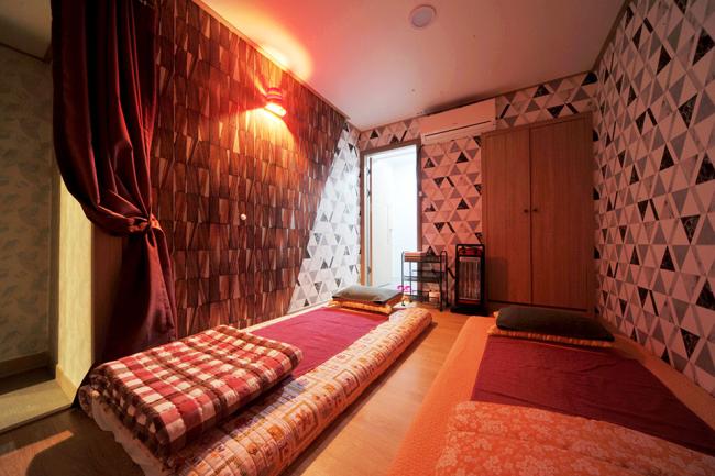 거여동 태국관리사 마사지샵 테라타이의 쾌적한 관리실 내부 모습