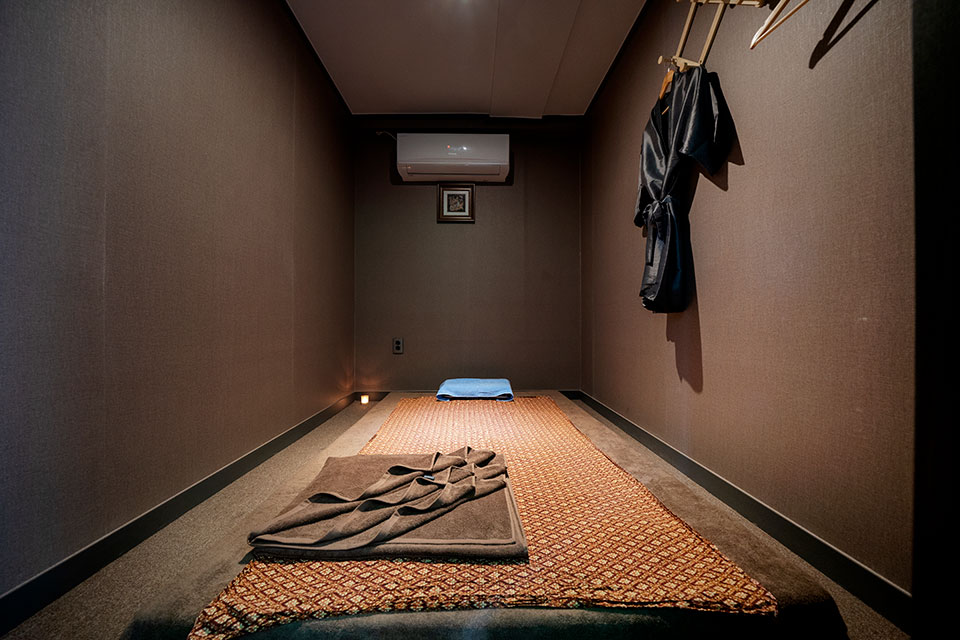 태국마사지 서비스가 제공되는 남산동 므앙타이 매장 내부 사진