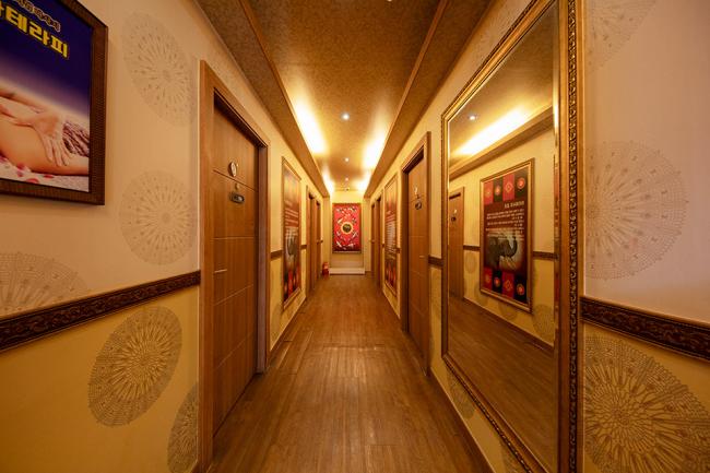 베트남관리 관리 전문 마사지 매장 알라딘아로마테라피 내부 공간