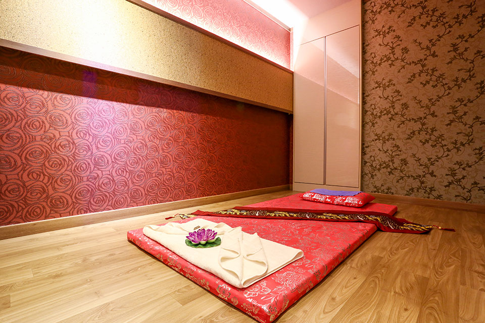 도화동 태국마사지 전문 도심속타이의 깔끔하고 정돈된 내부 전경