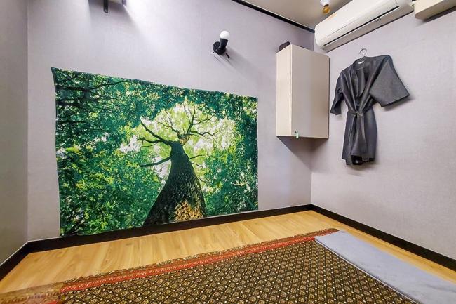 태국마사지 서비스가 제공되는 상봉동 미소힐링 매장 내부 사진