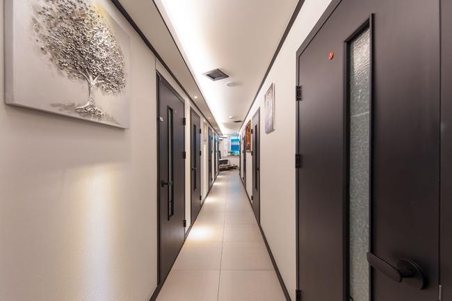 상봉동 태국마사지 전문 미소힐링의 깔끔하고 정돈된 내부 전경