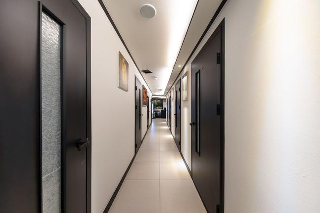 상봉동 한국관리사, 태국관리사 마사지샵 미소힐링의 쾌적한 관리실 내부 모습