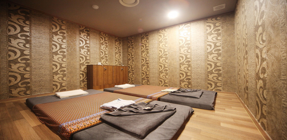 태국마사지 서비스가 제공되는 동선동4가 쿤타이 매장 내부 사진