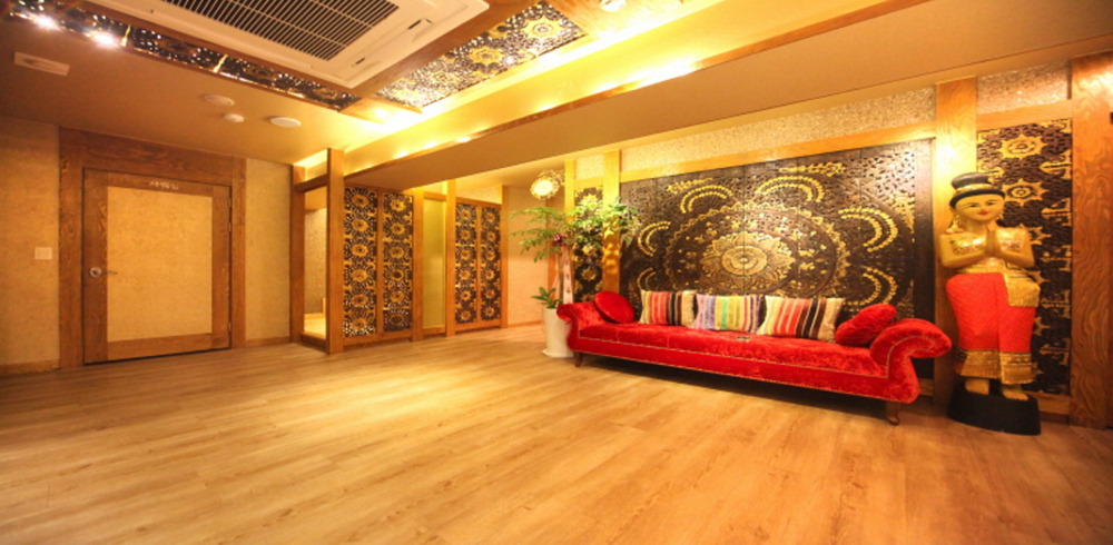 성내동 태국관리사 마사지샵 왓포태국의 쾌적한 관리실 내부 모습