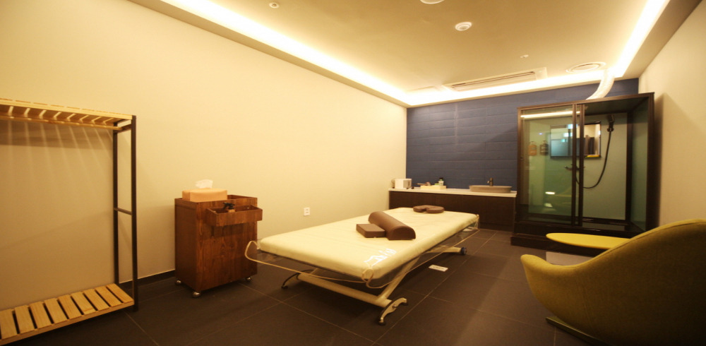 스웨디시 관리 전문 마사지 매장 아울스파&에스테틱 내부 공간