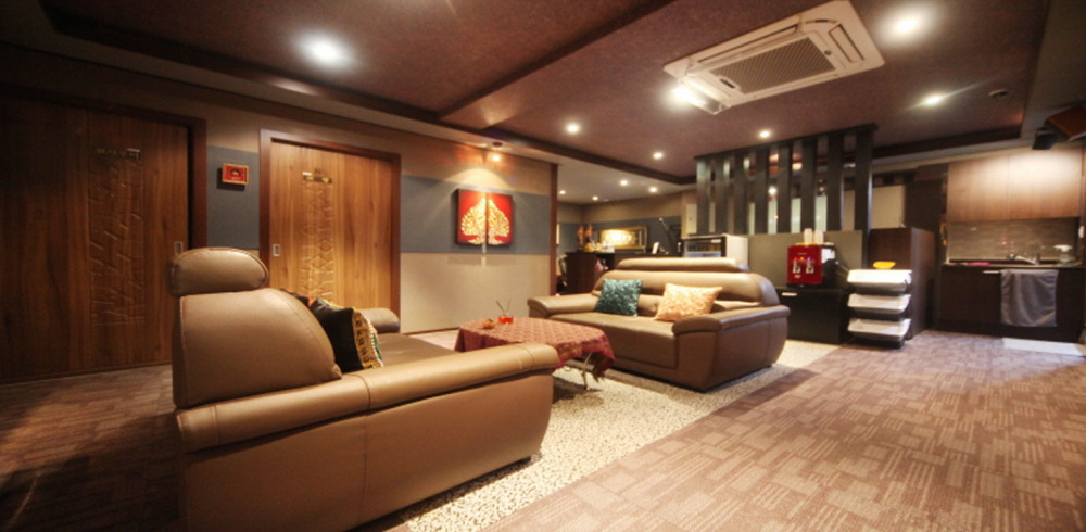 문형동 태국마사지 전문 타이앤타이의 깔끔하고 정돈된 내부 전경