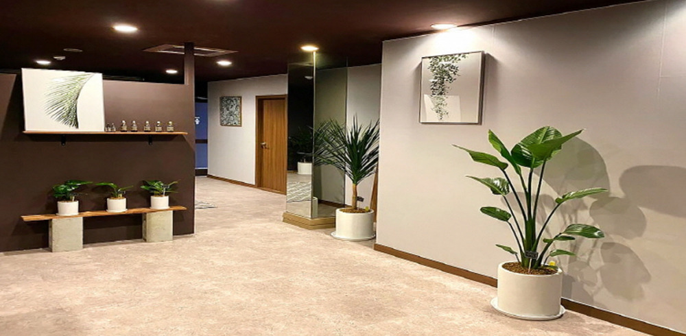 중리동 스웨디시 전문 루나스웨디시의 깔끔하고 정돈된 내부 전경