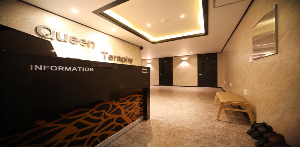 상현역 주변 스웨디시 추천 매장 광교 퀸테라피의 전체적인 인테리어 모습