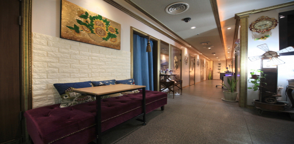 정발산역 인근 한국관리사, 중국관리사 마사지 전문 엄지약손의 아늑한 내부 시설 안내