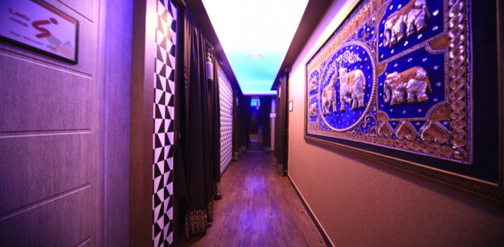 태국마사지 서비스가 제공되는 장기동 휴테라피 매장 내부 사진