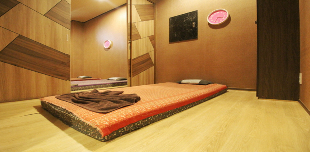 동삭동 인근 태국관리사 마사지 전문 파타야테라피의 아늑한 내부 시설 안내