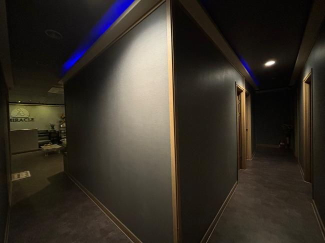 진안동 한국관리사, 중국관리사 마사지샵 미라클스웨디시의 쾌적한 관리실 내부 모습