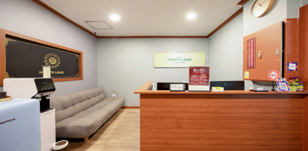 헬스랜드 - 화서동 인근 태국마사지 전문 마사지 매장 전경