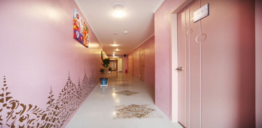 광동리 태국관리사 마사지샵 메디컬테라피의 쾌적한 관리실 내부 모습