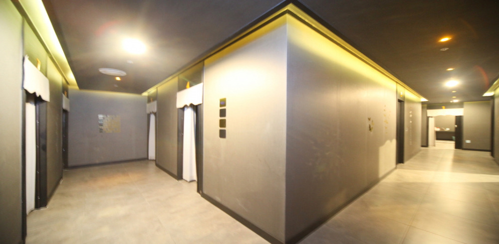 중부동 태국관리사 마사지샵 더아로마의 쾌적한 관리실 내부 모습