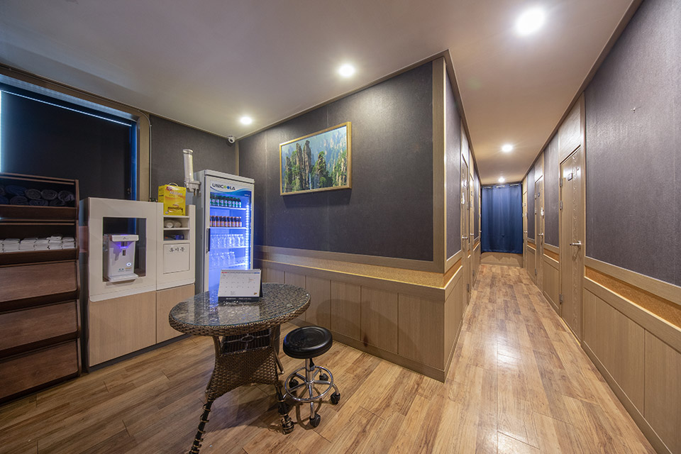 스웨디시 관리 전문 마사지 매장 K아로마 내부 공간