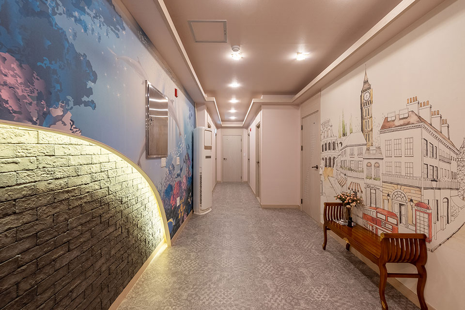 앤유 - 두산동 황금역,수성못역,어린이회관역 인근 스웨디시 전문 마사지 매장 전경