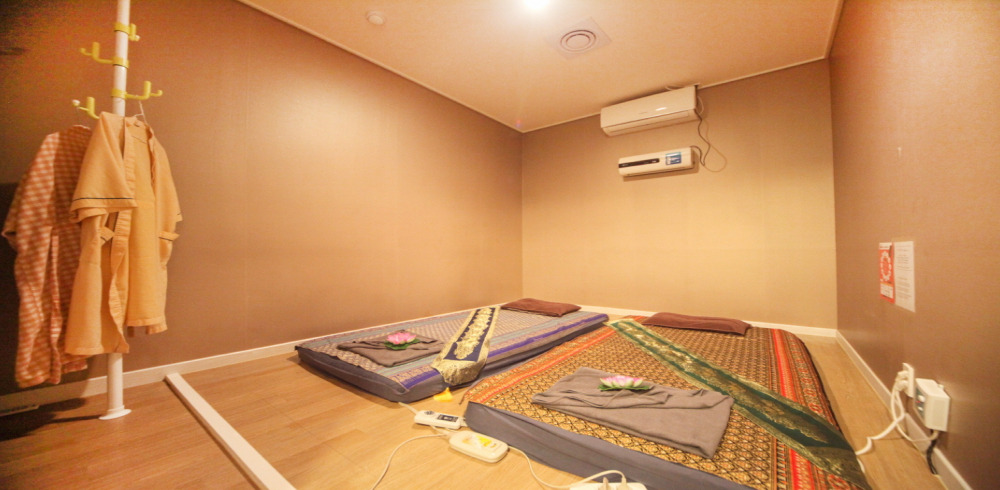 산격동 태국마사지 전문 제이타이의 깔끔하고 정돈된 내부 전경