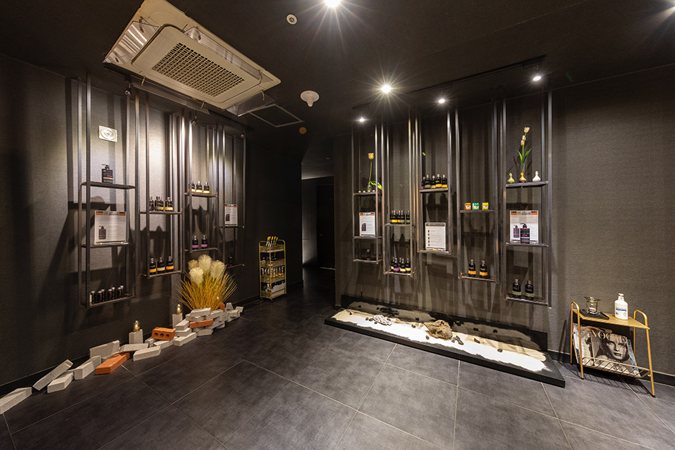 태국마사지 관리 전문 마사지 매장 더아로마 내부 공간