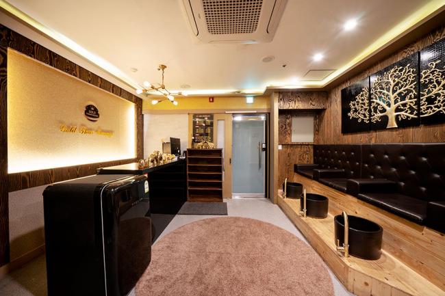 중동역,신해운대역,장산역 주변 태국마사지 추천 매장 골드타이의 전체적인 인테리어 모습