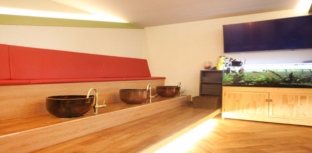 태국마사지 서비스가 제공되는 부전동 서면타이 매장 내부 사진