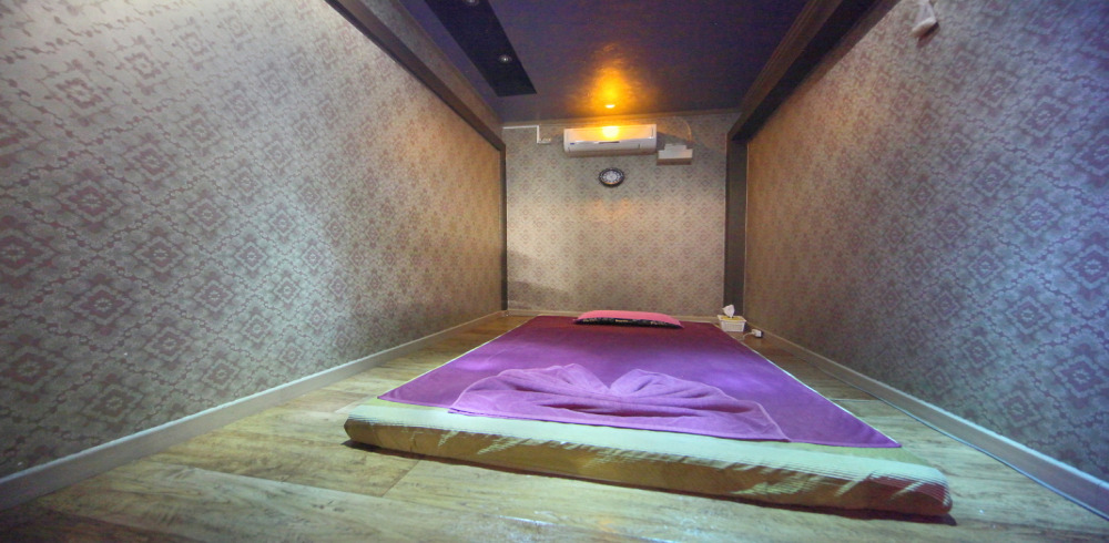 임학역 인근 태국관리사 마사지 전문 블루타이의 아늑한 내부 시설 안내