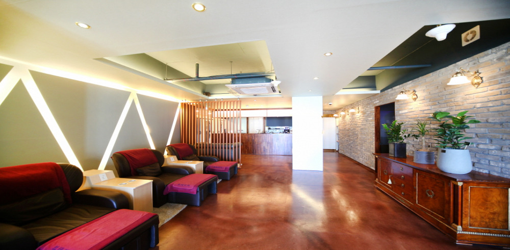 도련일동 인근 중국관리사 마사지 전문 뷰테라피마사지의 아늑한 내부 시설 안내