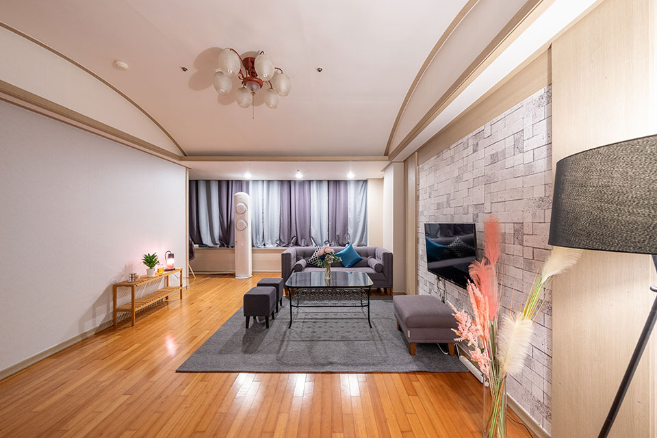 두정동 태국마사지 전문 더조은타이의 깔끔하고 정돈된 내부 전경