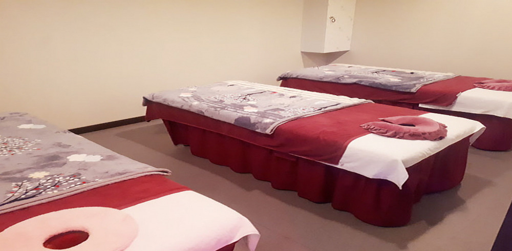 중국마사지 서비스가 제공되는 율량동 황실바디앤풋샵 매장 내부 사진