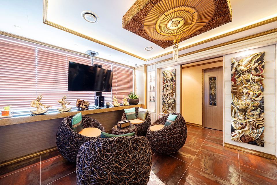 길음역,미아사거리역,미아삼거리역 주변 태국마사지 추천 매장 휴타이의 전체적인 인테리어 모습