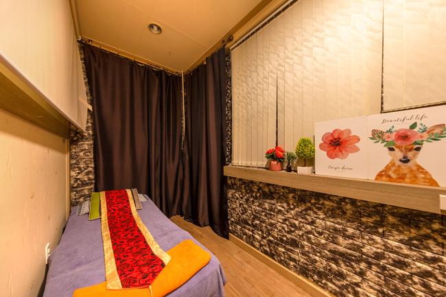 태국마사지 관리 전문 마사지 매장 더힐링 내부 공간