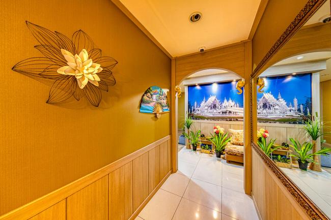 태국마사지 서비스가 제공되는 궐동 더힐링 매장 내부 사진