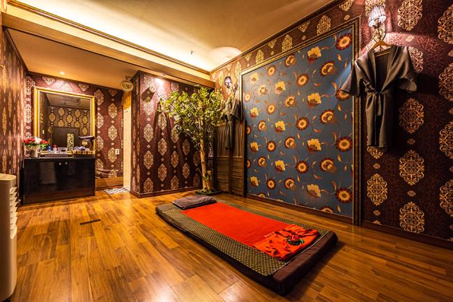 동천역,팔거역,학정역 주변 태국마사지 추천 매장 사왓디의 전체적인 인테리어 모습