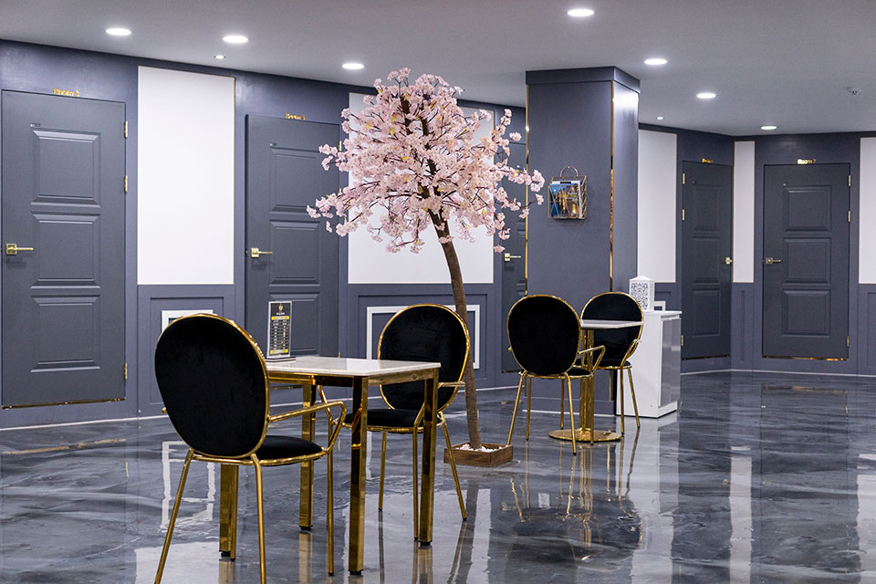 주변 한국마사지 추천 매장 홍아로마테라피의 전체적인 인테리어 모습