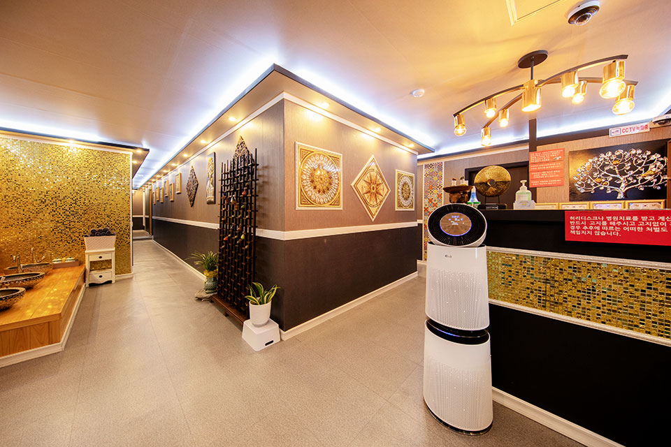 스웨디시 관리 전문 마사지 매장 루썸 내부 공간