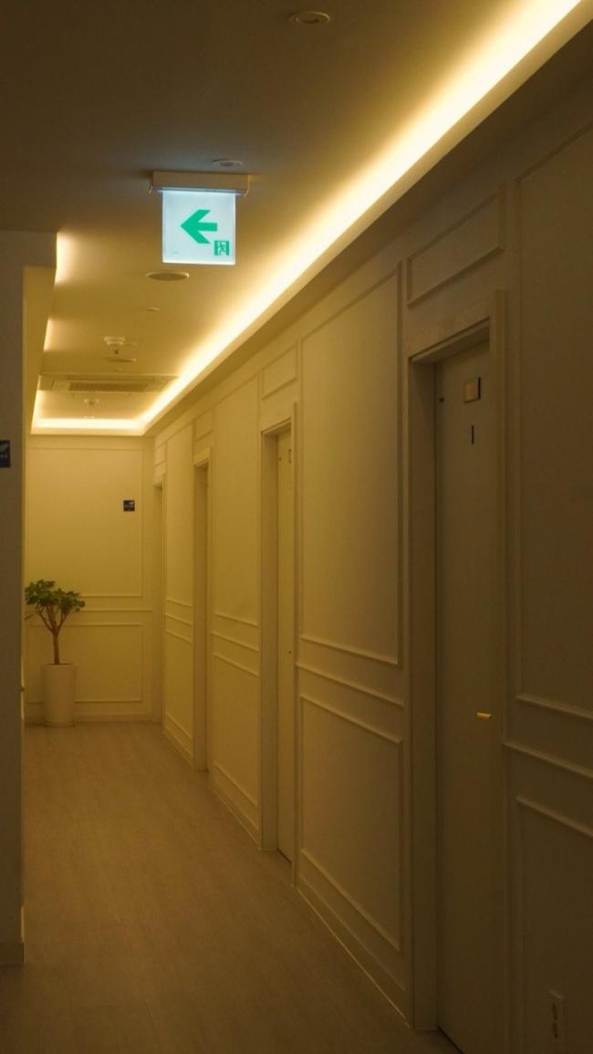 스웨디시 서비스가 제공되는 불당동 아우라스웨디시 매장 내부 사진